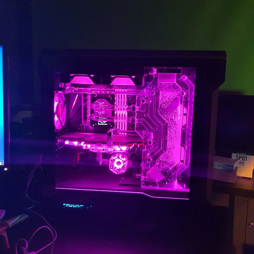 Tấm tank Bitspower Touchaqua dành cho vỏ case Phanteks Evol-X tản nhiệt nước custom - Hyno Store