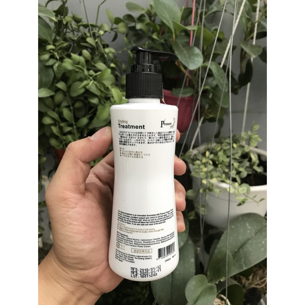 Gel tạo kiểu Prosee STYLING TREATMENT 240ml