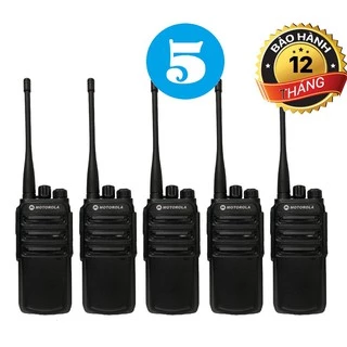 Bộ 5 Bộ đàm Motorola CP838 (Loa chống từ tính, Pin dung lượng lớn, cự ly liên lạc 1,5Km) / CP-838
