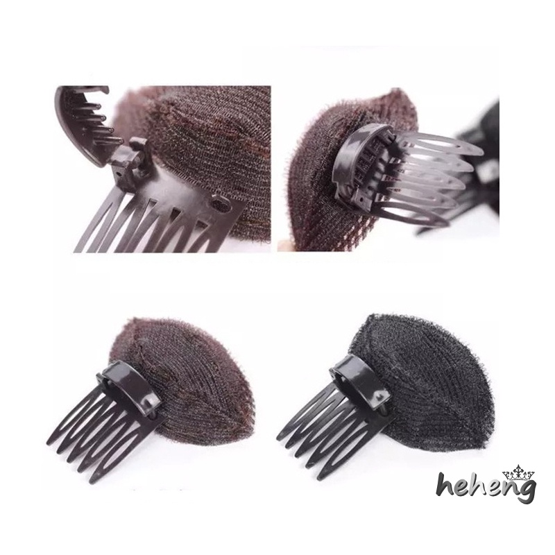 Set 2 Đệm Tóc Phồng Vô Hình 7X8.5X1.8Cm Bền Lâu Gọn Nhẹ Cho Nữ