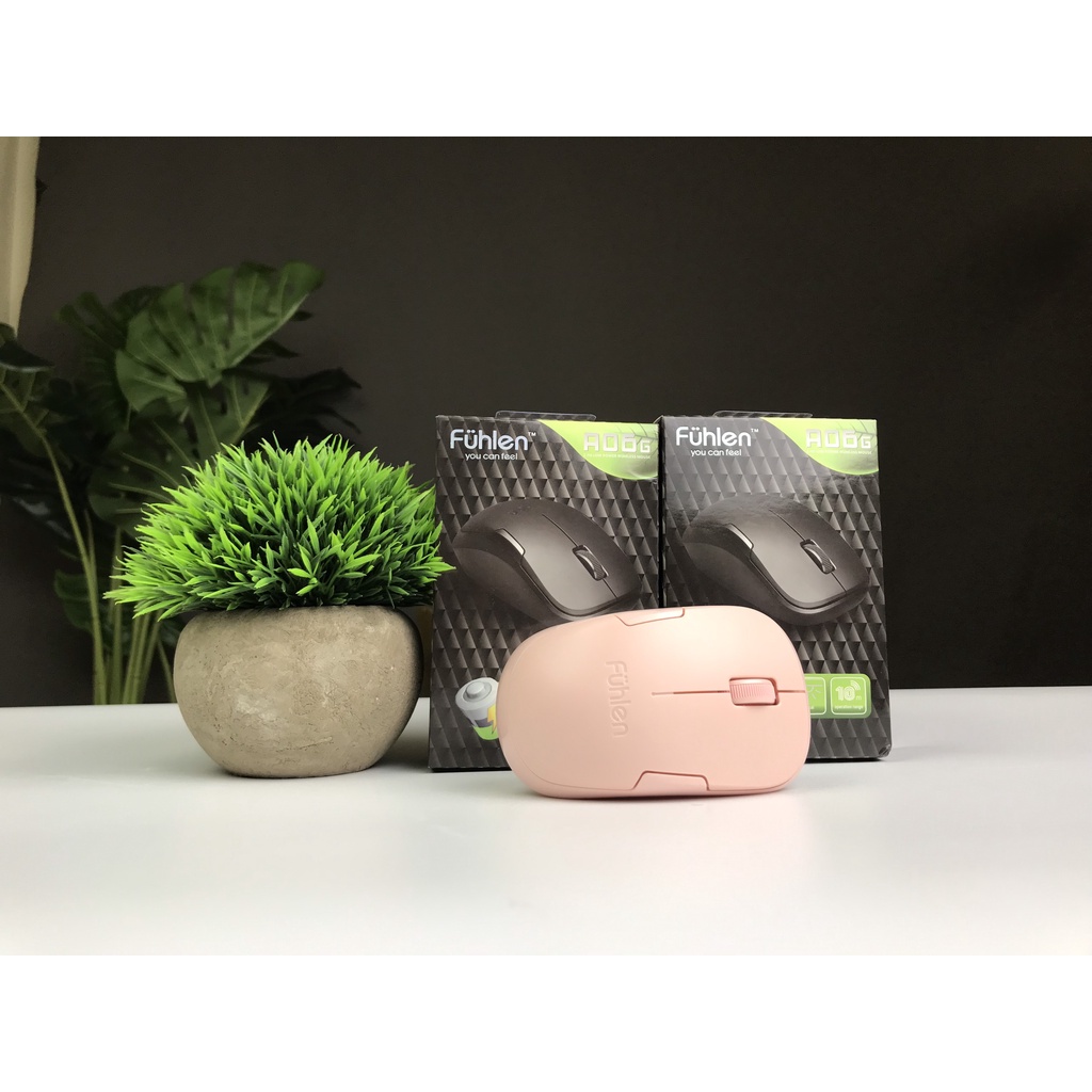 Chuột máy tính không dây Fuhlen A06G Pink Optical Wireless gaming chính hãng Fuhlen-Bảo hành 24 tháng