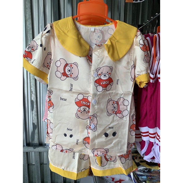 Bộ Satin cho bé gái