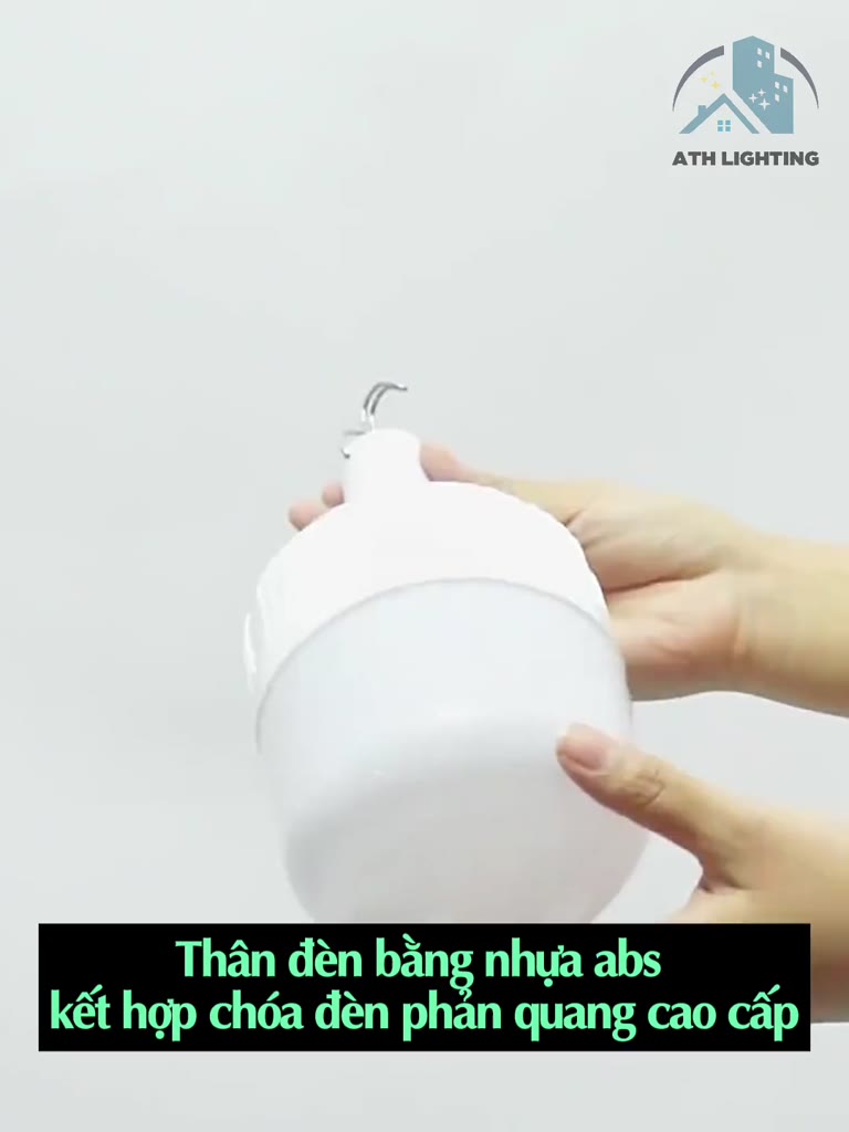 Đèn Tích Điện ATH LIGHTING 3 Chế Độ Sáng Siêu Tiết Kiệm Điện Nhỏ Gọn Tiện Lợi Dễ Dàng Mang Theo Cắm Trại, Dã Ngoại | BigBuy360 - bigbuy360.vn