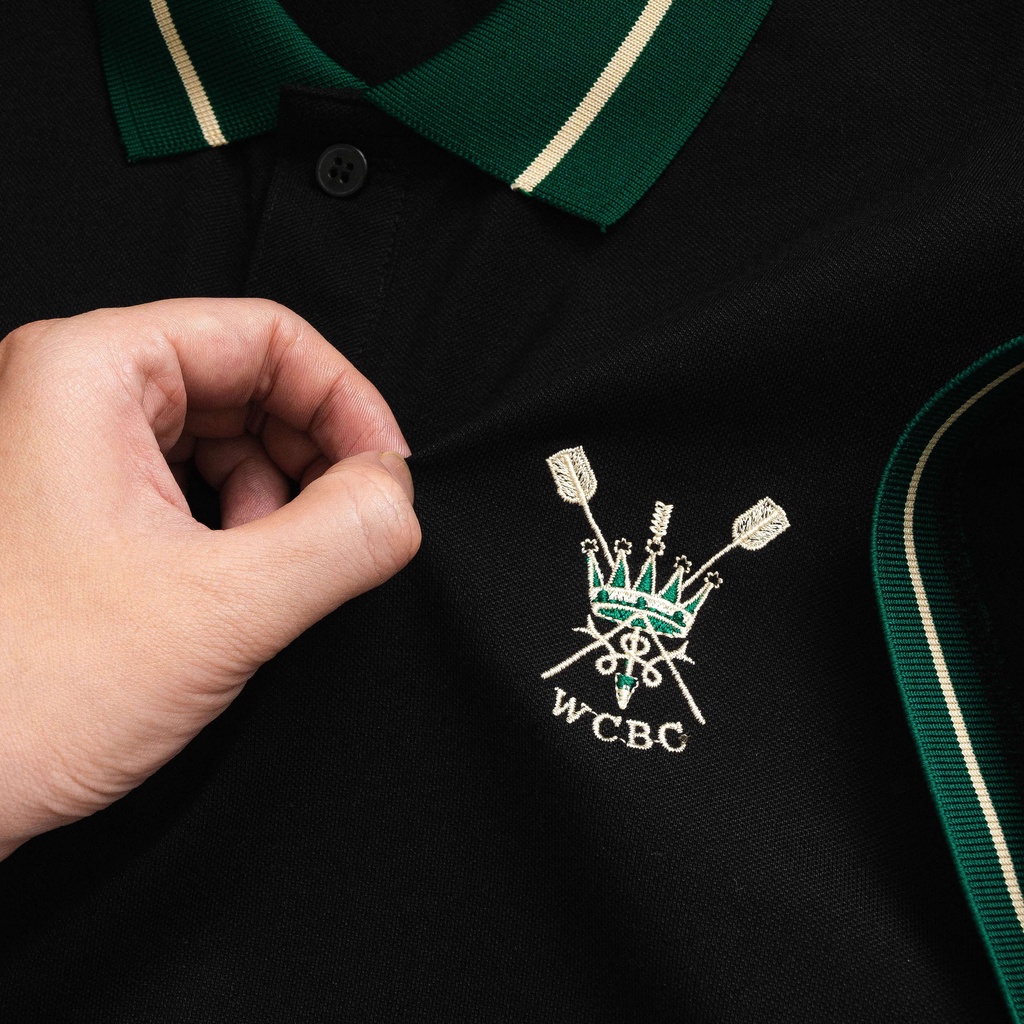 Áo Thun Polo Nam cổ bẻ WCBC Đen vải Cotton cao cấp sang trọng – HAFOS