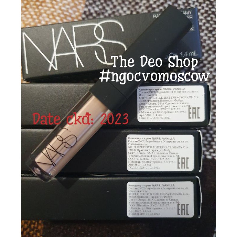 Che khuyết điểm NARS màu Vanilla/ Custard mini fullbox, 1.4ml | BigBuy360 - bigbuy360.vn