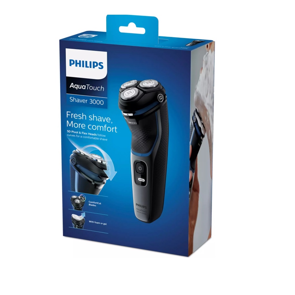 Máy cạo râu khô và ướt Philips S3122 thay thế cho S1121 S1223 S5083