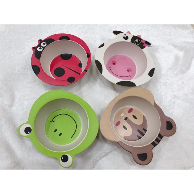 Bát Ăn Dặm Sợi Tre Hình Động Vật Ngộ Nghĩnh Tubokids