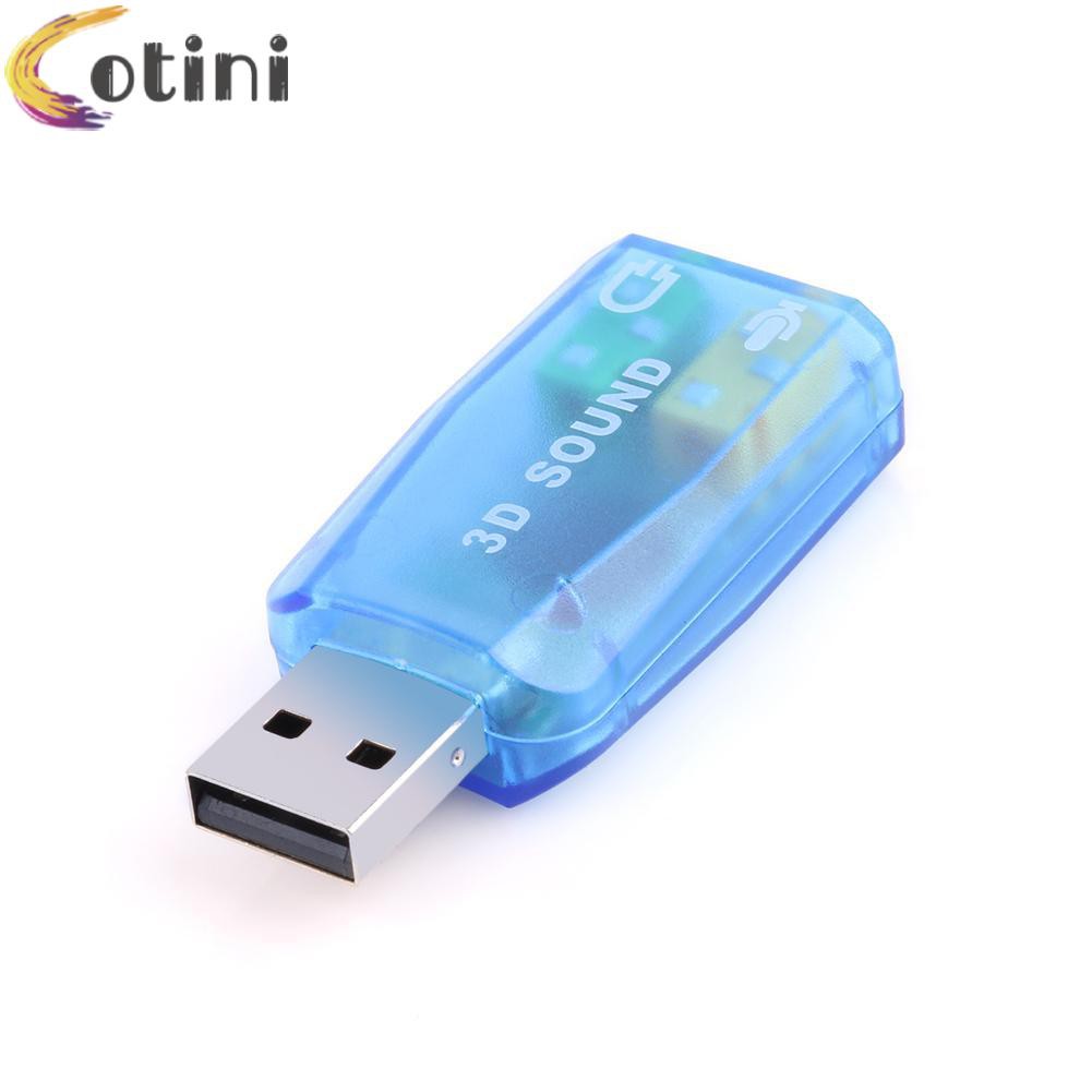 Card Âm Thanh 3d Usb Cho Máy Tính