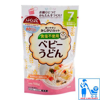 Mỳ ăn dặm haku baku udon baby 7m+ gói 100g