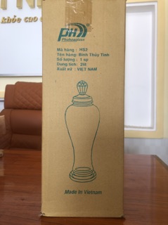 Bình thuỷ tinh ngâm rượu 2 lít