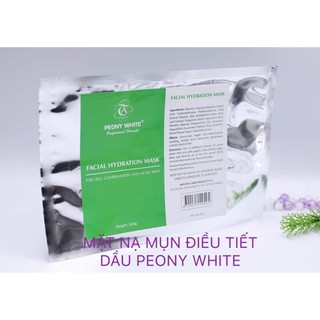 Mặt nạ tiêu mụn, điều tiết dầu, thu nhỏ lỗ chân lông Peony White