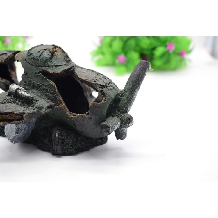 Mô Hình Máy Bay Trang Trí Bể Cá