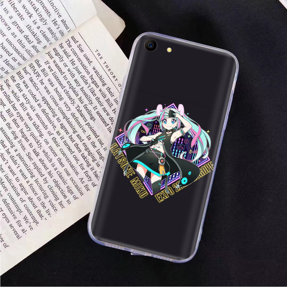 Ốp điện thoại trong suốt hình Hatsune Miku cho LG G6 G7 G8 THINQ V20 V30 V30S V35 V40 V50 V50S V60