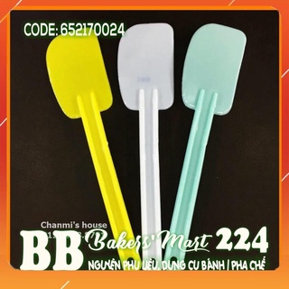 💥 siêu rẻ 💥 cây vét kem bột spatula nhựa cứng 1 màu 24cm - 1 cây