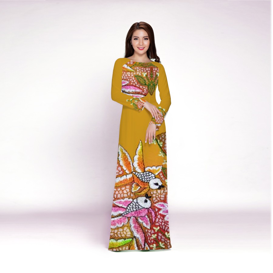 [Mã FAMALLT5 giảm 15% đơn 150k] Vải Áo Dài Thái Tuấn Premium | APTA132-078-B8G