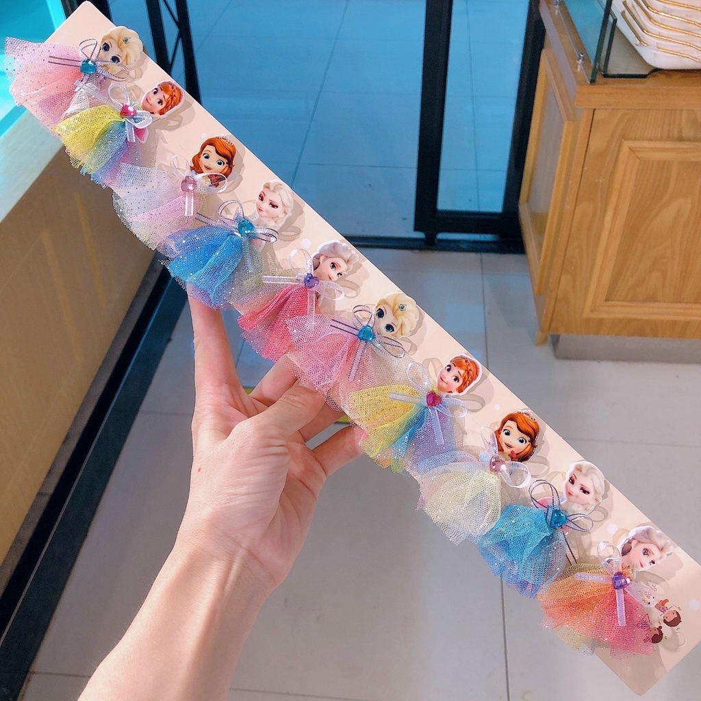 (Bán Buôn Sỉ) Kẹp tóc công chúa nhiều mẫu xinh cho bé gái