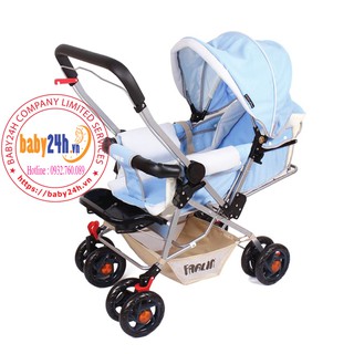 Xe đẩy 2 chiều Farlin FB889 Màu Hồng