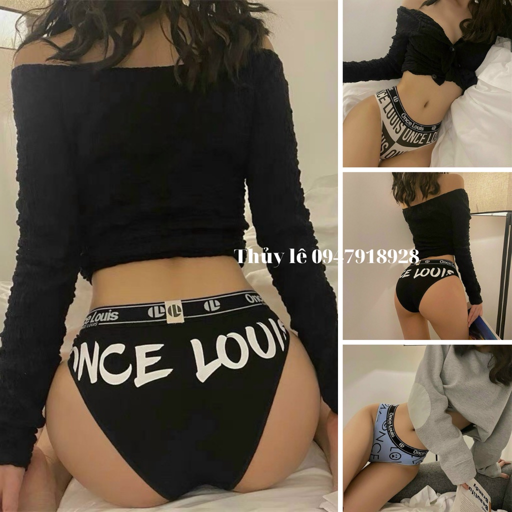 Quần lót cotton nữ in chữ phong cách thể thao SEXY - CÁ TÍNH cho nữ
