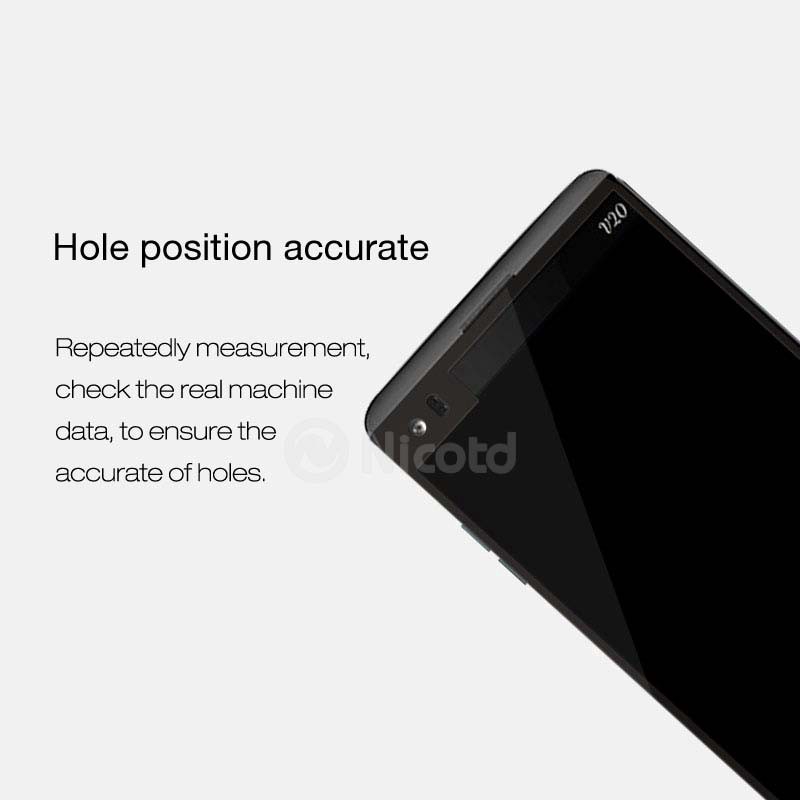 LG V20 Tempered Glass Full Cover Screen Protector Case Friendly