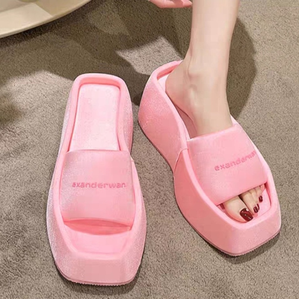 Dép bánh mì phối chữ 7p HÀNG QC CAO CẤP