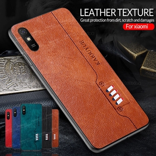 Ốp điện thoại da dành cho Xiaomi Redmi 9 9a 9c Note 9 10x 4g
