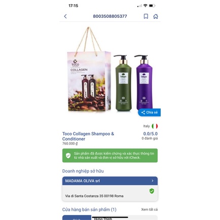 DẦU GỘI XẢ TOCO COLLAGEN KÍCH THÍCH MỌC TÓC GIÚP TÓC SUÔN MƯỢT VÀ PHỤC HỒI HƯ TỔN 785ML
