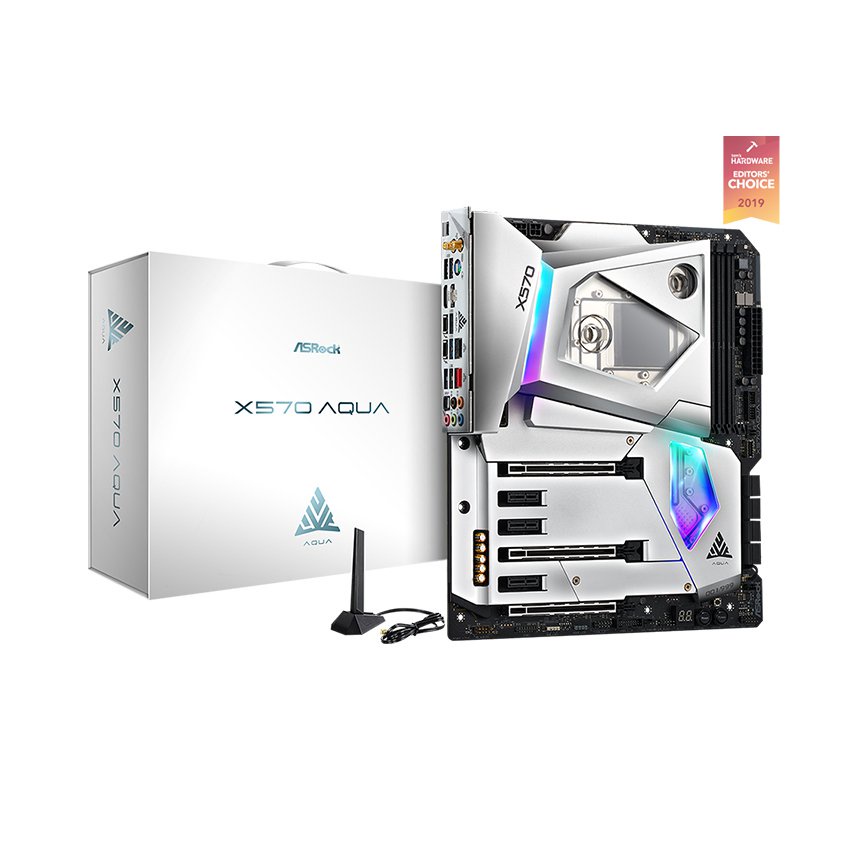 Mainboard ASROCK X570 Aqua (AMD x570, Socket AM4, EATX, 4 khe RAM DDR4)[DLC]