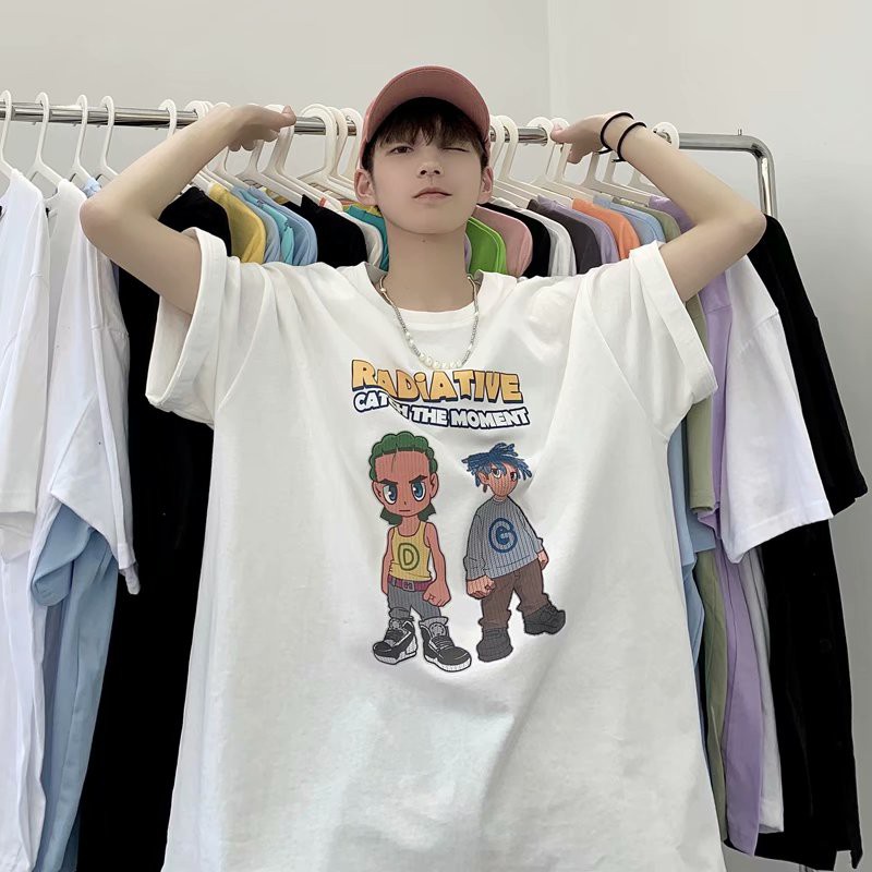 Áo Thun Tay Ngắn In Hình Anime Thời Trang Unisex