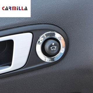 Vòng crom cho nút nhấn trên xe hơi Ford ecosport 2012 - 2016
