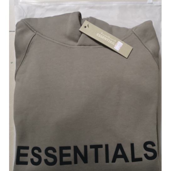 Áo hoodie in chữ ESSENTIALS 3D thời trang unisex phong cách giản dị