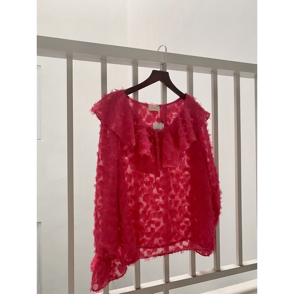 ஐ✈ↂLy Bong - Sơ mi bèo Délicat shirt (vải mới) | BigBuy360 - bigbuy360.vn