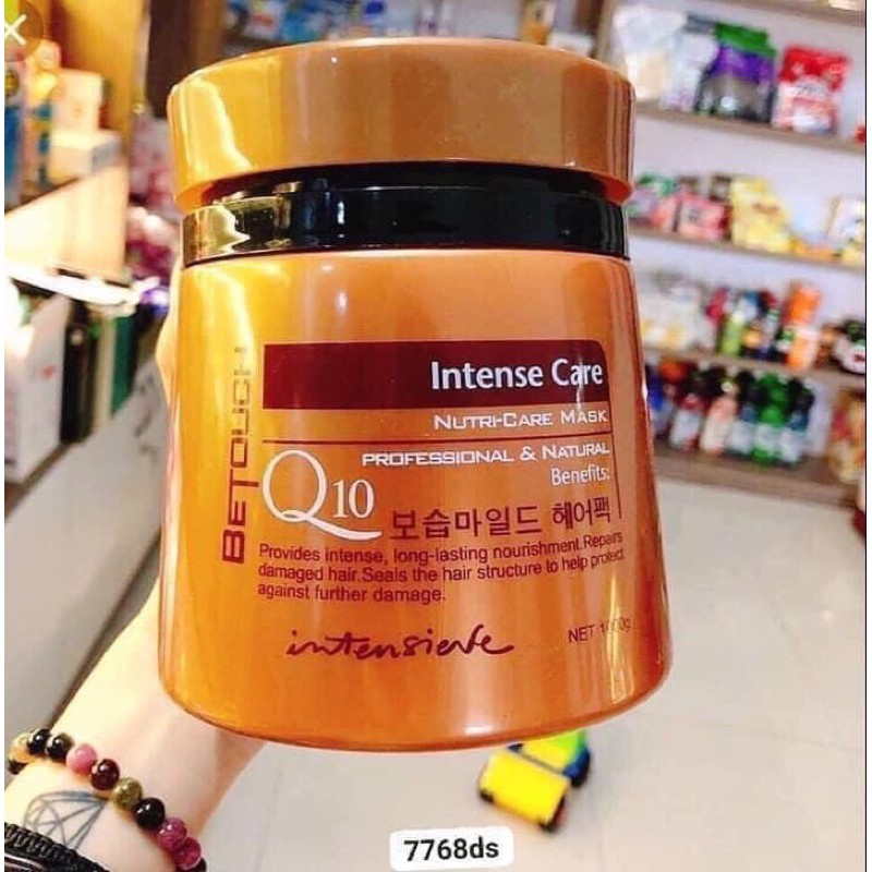 Hấp dầu phục hồi Collagen Interse Care Q10 Hàn Quốc 1000ml
