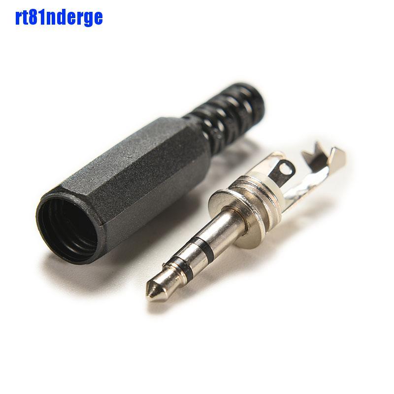 Set 10 Đầu Nối Jack Cắm Âm Thanh 3.5mm 1 / 8 &quot;Chuyên Dụng