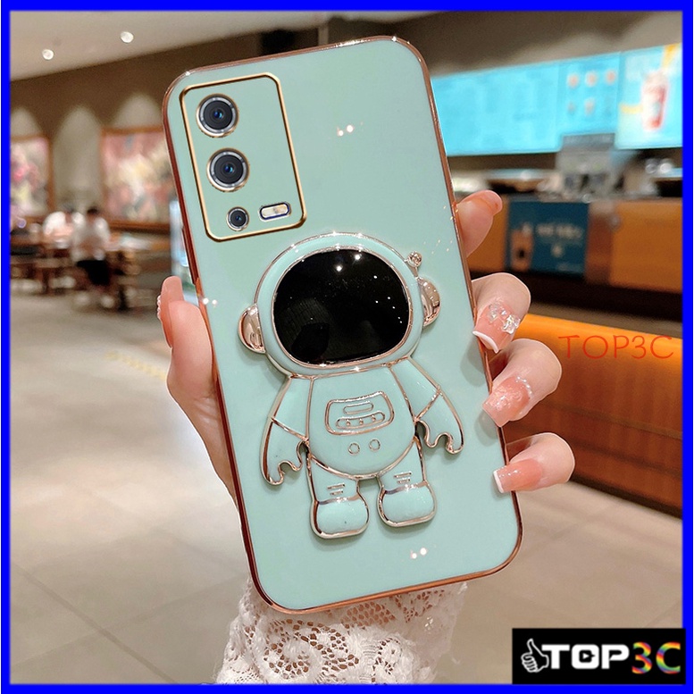 ốp lưng oppo A55 Ốp Điện Thoại Họa Tiết Mặt Trăng Kèm Giá Đỡ Cho OPPO