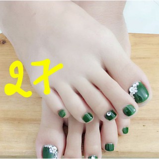 [TẶNG KEO + DŨA] BỘ MÓNG CHÂN GIẢ 24 MÓNG ĐÍNH ĐÁ