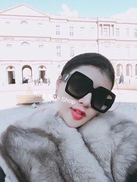 Kính râm GUC mắt vuông bản to OVERSIZSE - GUCVR1