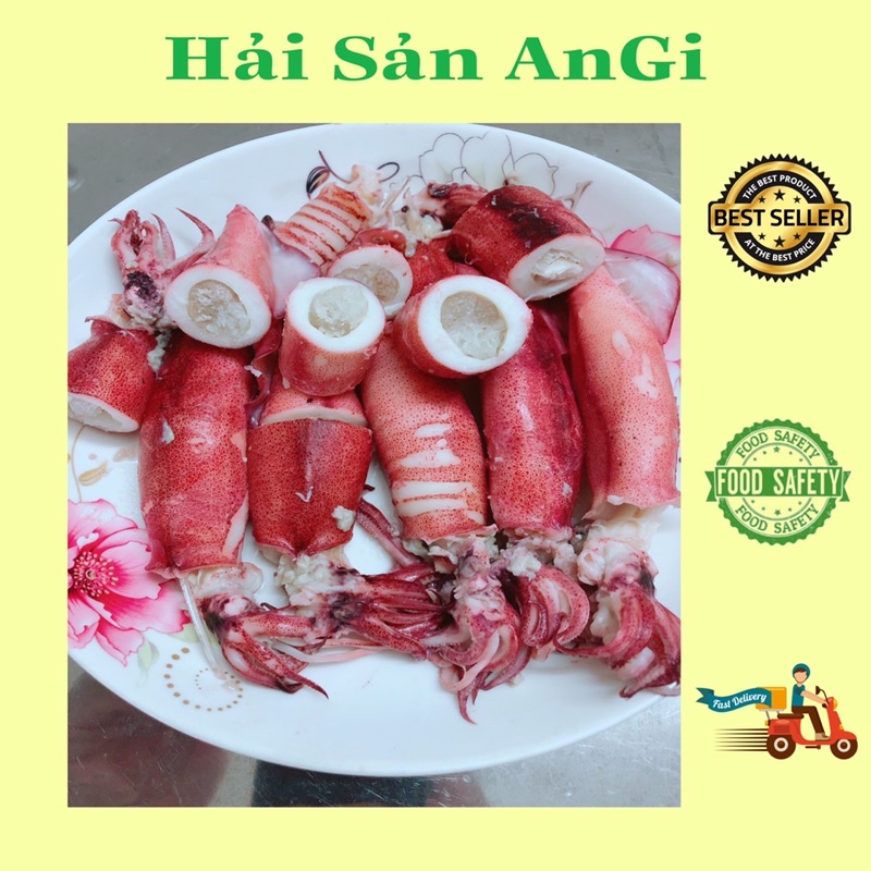 Mực ghim trứng tươi ngon loại 1 chiên nước mắm hấp nướng 500gr