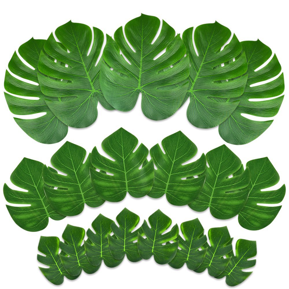 Bộ 6 Lá Cọ Giả Trang Trí Tiệc Phong Cách Hawaii