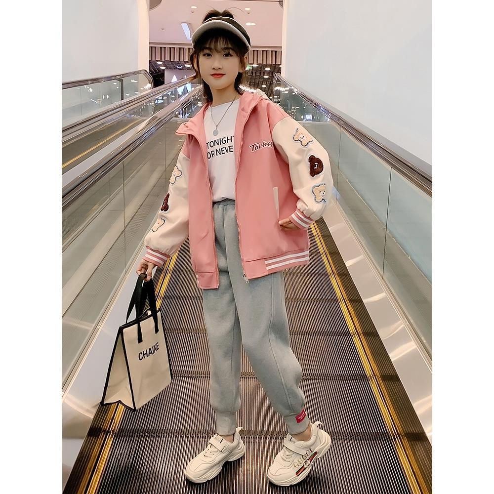 Hàng Có Sẵn Áo Khoác Bóng Chày Mùa Xuân Thu Phong Cách Phương Tây Mới Dành Cho Bé Gái 2022