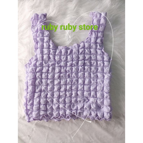 ÁO HAI DÂY NỮ BẢNG TO VẢI XỐP KIỂU CROPTOP ĐẸP FREE SIZE DƯỚI 52 KG BYNPCNGA