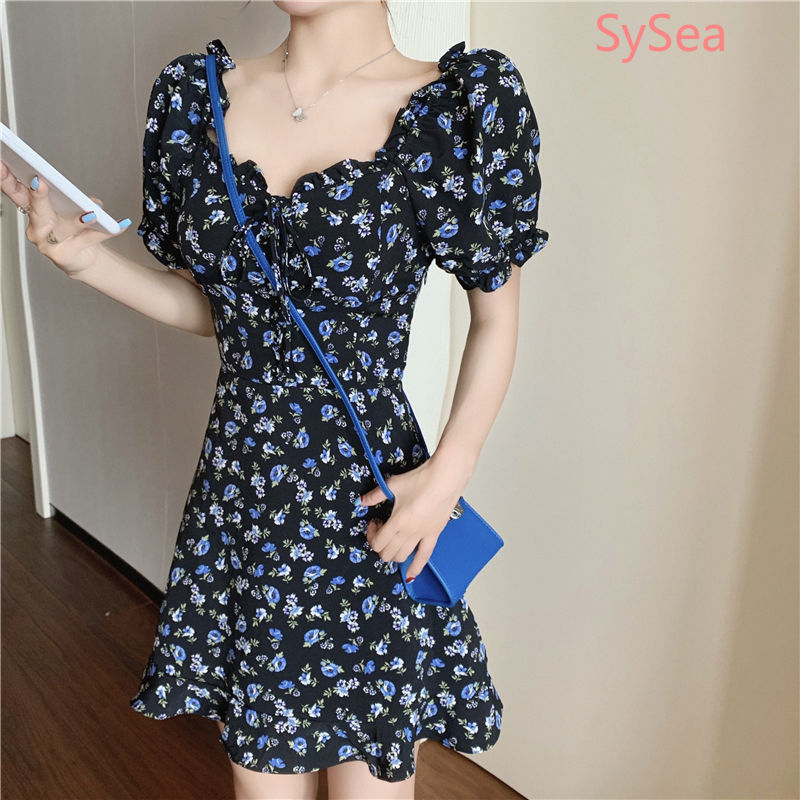 Đầm Dự Tiệc Họa Tiết Hoa Phong Cách Retro Thời Trang Mùa Hè Dành Cho Nữ | BigBuy360 - bigbuy360.vn