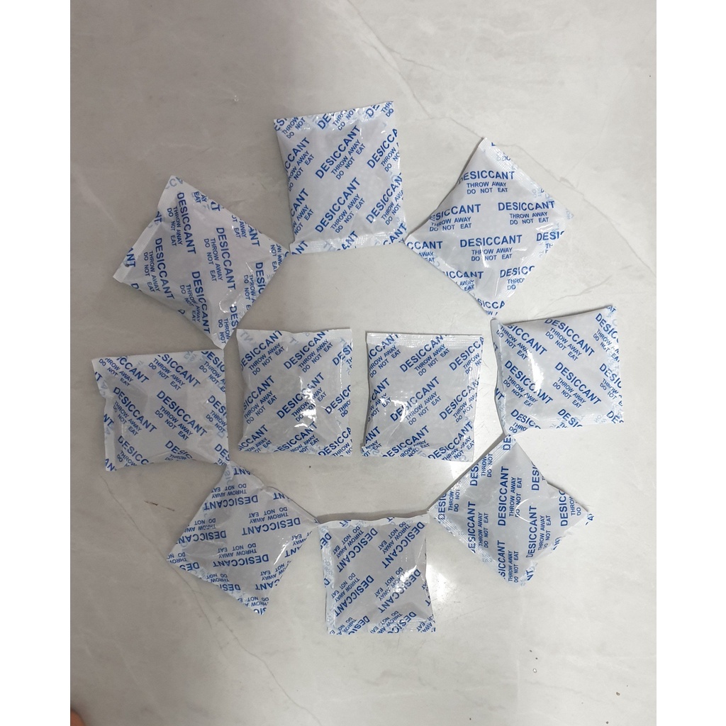 1KG Gói hút ẩm Clay 10/20/30/40 Gram chuyên dùng cho thực phẩm quần áo giày dép