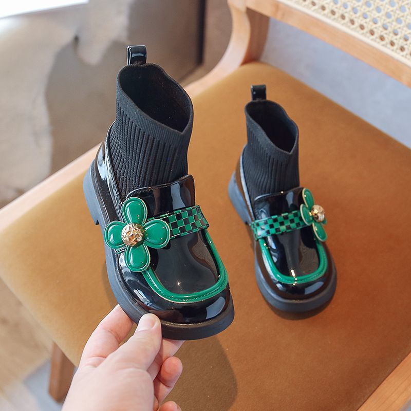 Giày Boot Thiết Kế Mới Thời Trang Mùa Thu Dành Cho Bé Gái