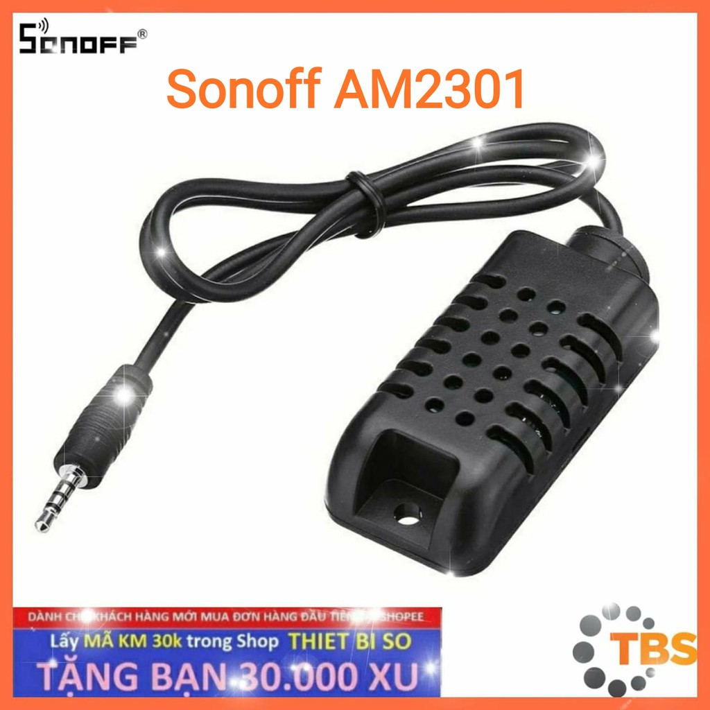 SONOFF AM2301, thiết bị cảm biến nhiệt độ, độ ẩm, dùng kết hợp với các thiết bị (Sonoff TH10, Sonoff TH16)