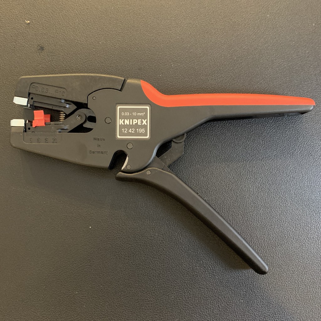 KÌM TUỐT ĐẦU DÂY ĐIỆN KNIPEX MULTISTRIP 10 MM 12 42 195
