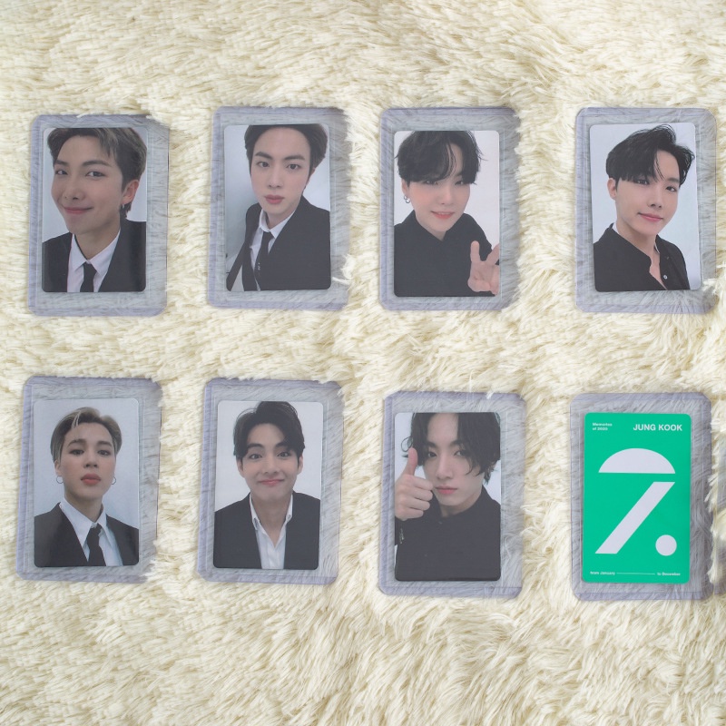 Bộ Thẻ Hình Nhóm Nhạc bts 2020