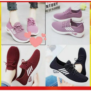 Giày chạy bộ, giày nữa vải 4 sọc tập gym