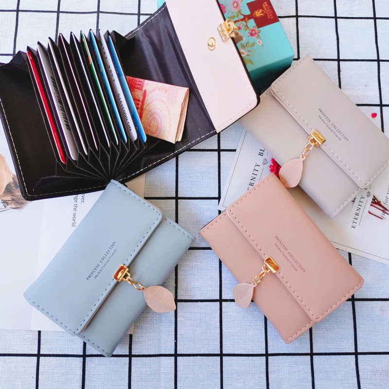 Ví đựng thẻ siêu mỏng thiết kế đơn giản xinh xắn thời trang cho nữ