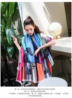 Khăn choàng lụa cao cấp thanh lịch size 90x180cm