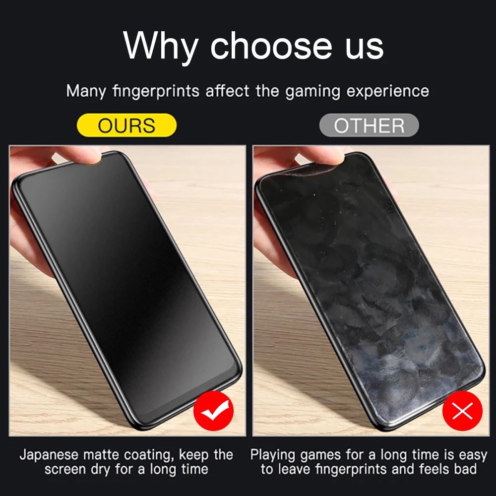 Combo Kính Cường Lực Nhám Màn Chống Vân Tay Samsung Galaxy A23 A03 Core A33 A53 A73 A13 A52 A72 A42 A32 A22 A02 dán bảo vệ camera chống trầy xước bụi